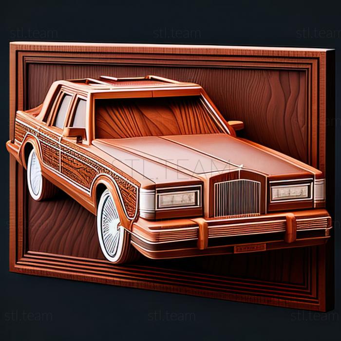 3D model Lincoln Town Car (STL)